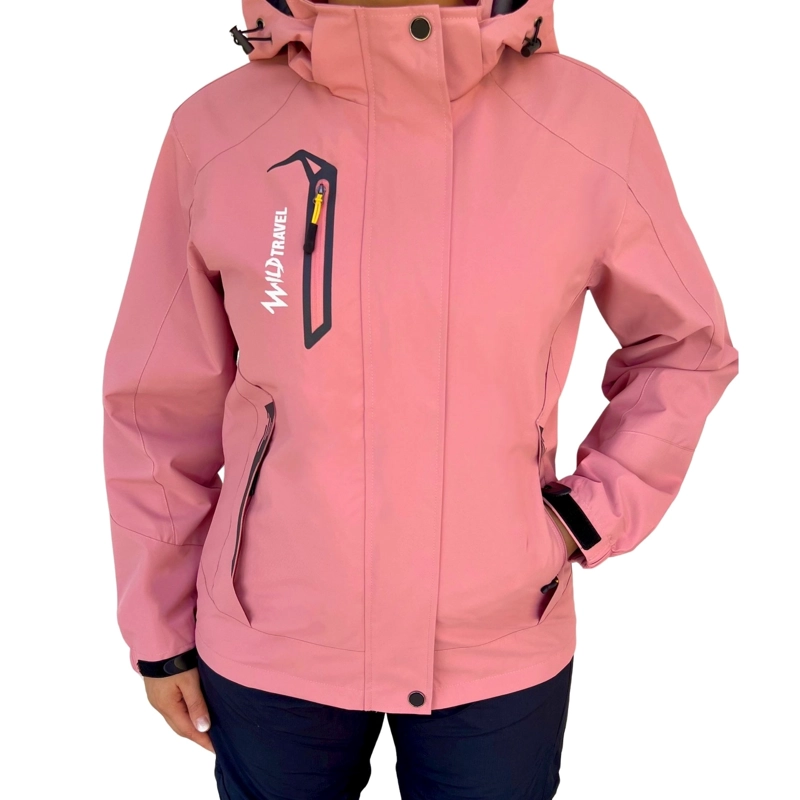 CHAQUETA CORTAVIENTO IMPERMEABLE PREMIUM WILD TRAVEL - 1