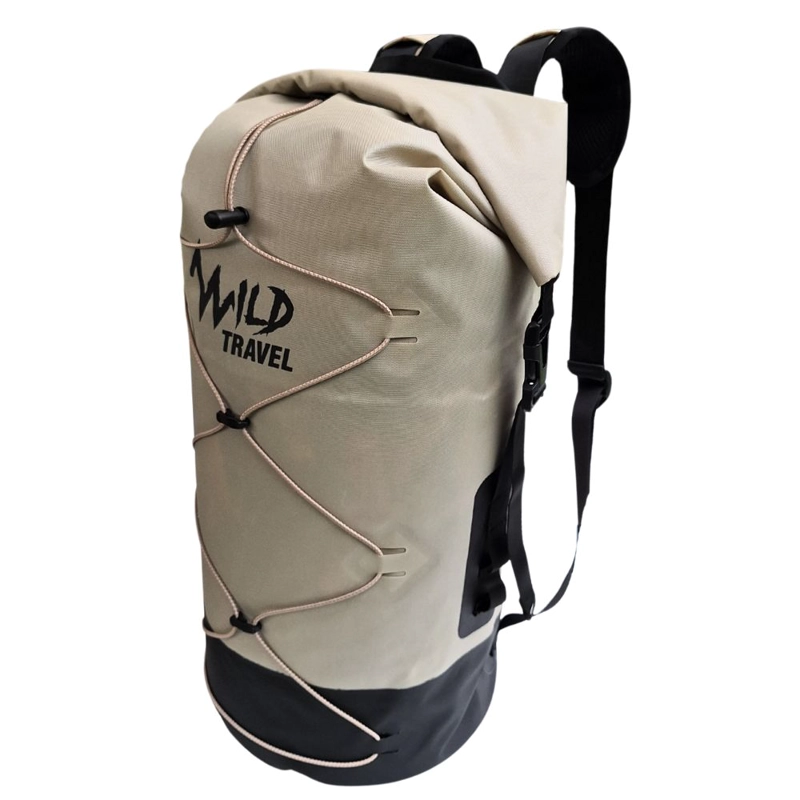 MOCHILA IMPERMEABLE DRYBAG 30L BOLSO SECO OUTDOOR WATERPROOF TIPO ESTANCA WILD TRAVEL - 5