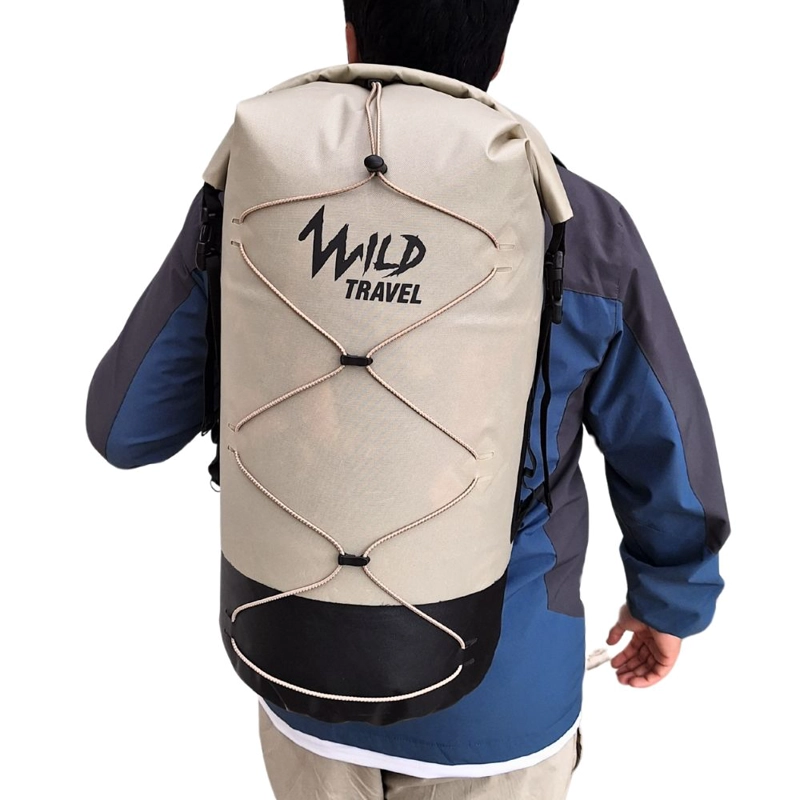 MOCHILA IMPERMEABLE DRYBAG 30L BOLSO SECO OUTDOOR WATERPROOF TIPO ESTANCA WILD TRAVEL - 7