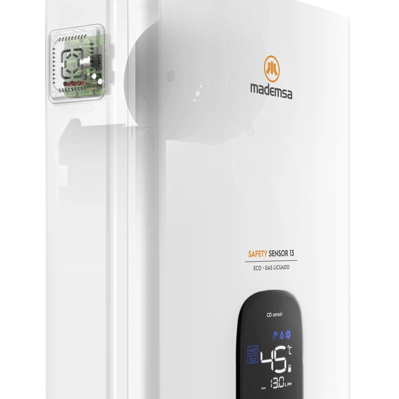 CALEFONT A GAS LICUADO 13 L MADEMSA TIRO FORZADO SENSOR 13 ECO - 9