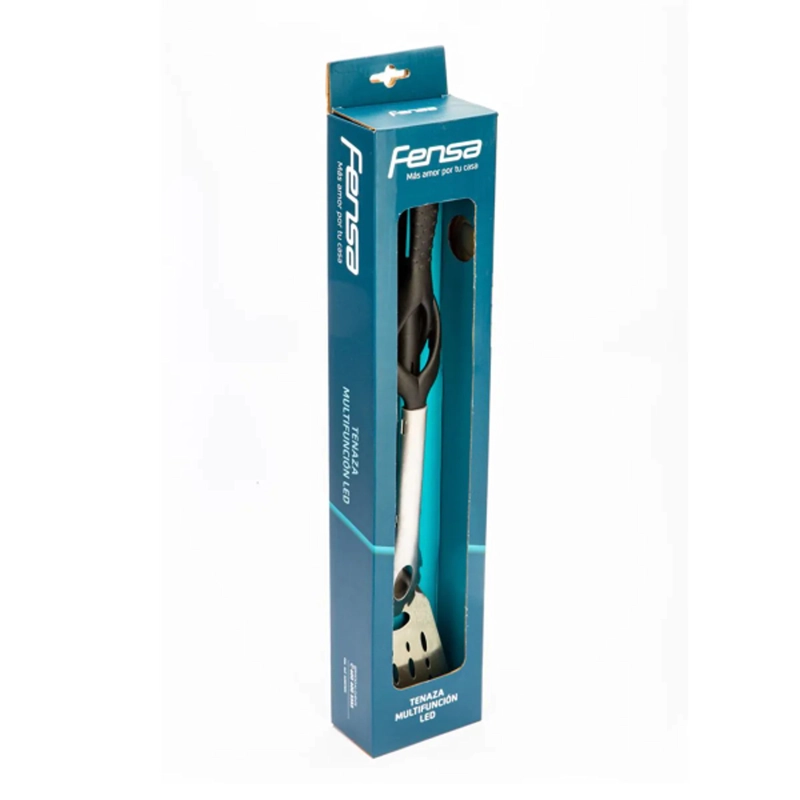 PINZA TENAZA COCINA MULTIFUNCION LINTERNA LED FENSA - 1
