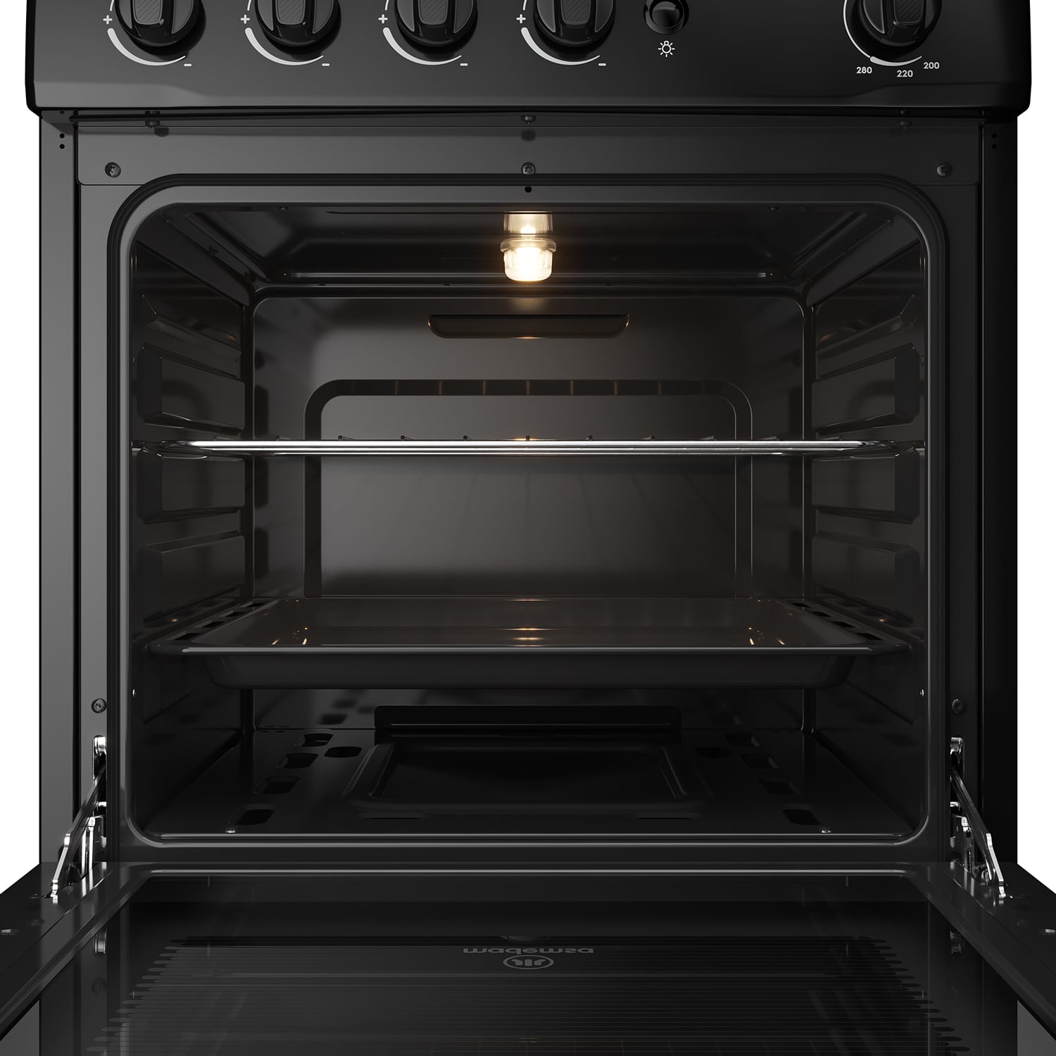 COCINA A GAS MADEMSA M 775 BT 4 PLATOS LIMPIAFÁCIL Y TIMER NEGRA - 7