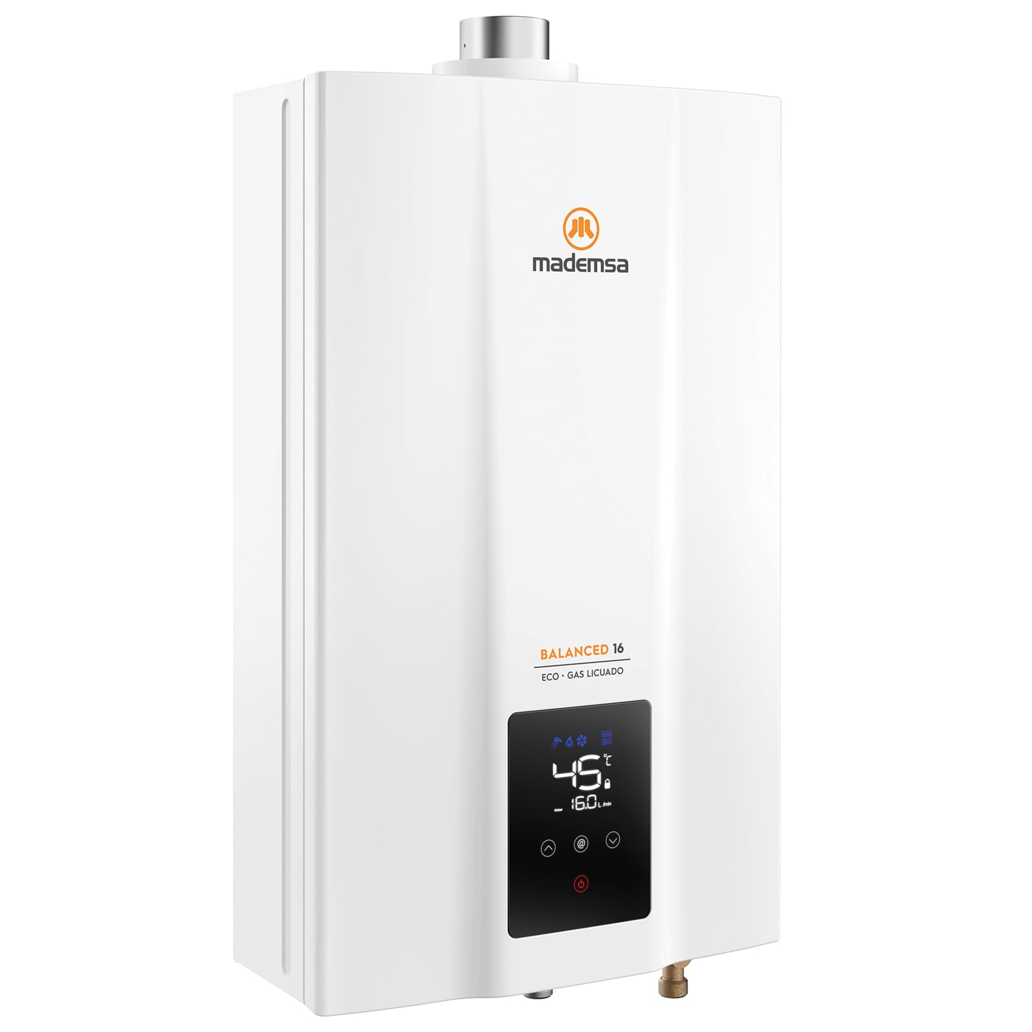 CALEFONT A GAS LICUADO 16 L MADEMSA TIRO BALANCEADO BALANCED 16 - 4