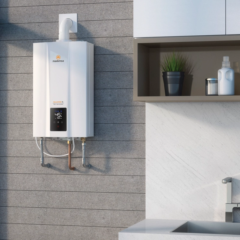 CALEFONT A GAS LICUADO 16 L MADEMSA TIRO BALANCEADO BALANCED 16 - 9