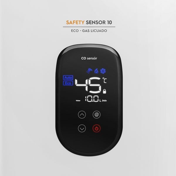 CALEFONT GAS LICUADO 10 LITROS TIRO FORZADO SENSOR 10 ECO - 8
