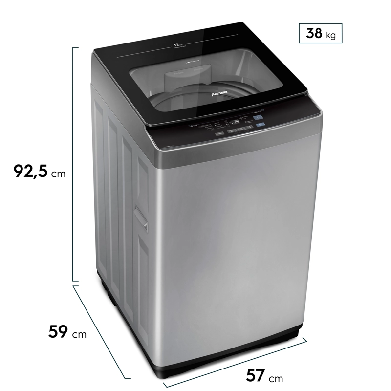 LAVADORA AUTOMATICA 12KG CARGA SUPERIOR PREMIUM CARE 12SZ - 4