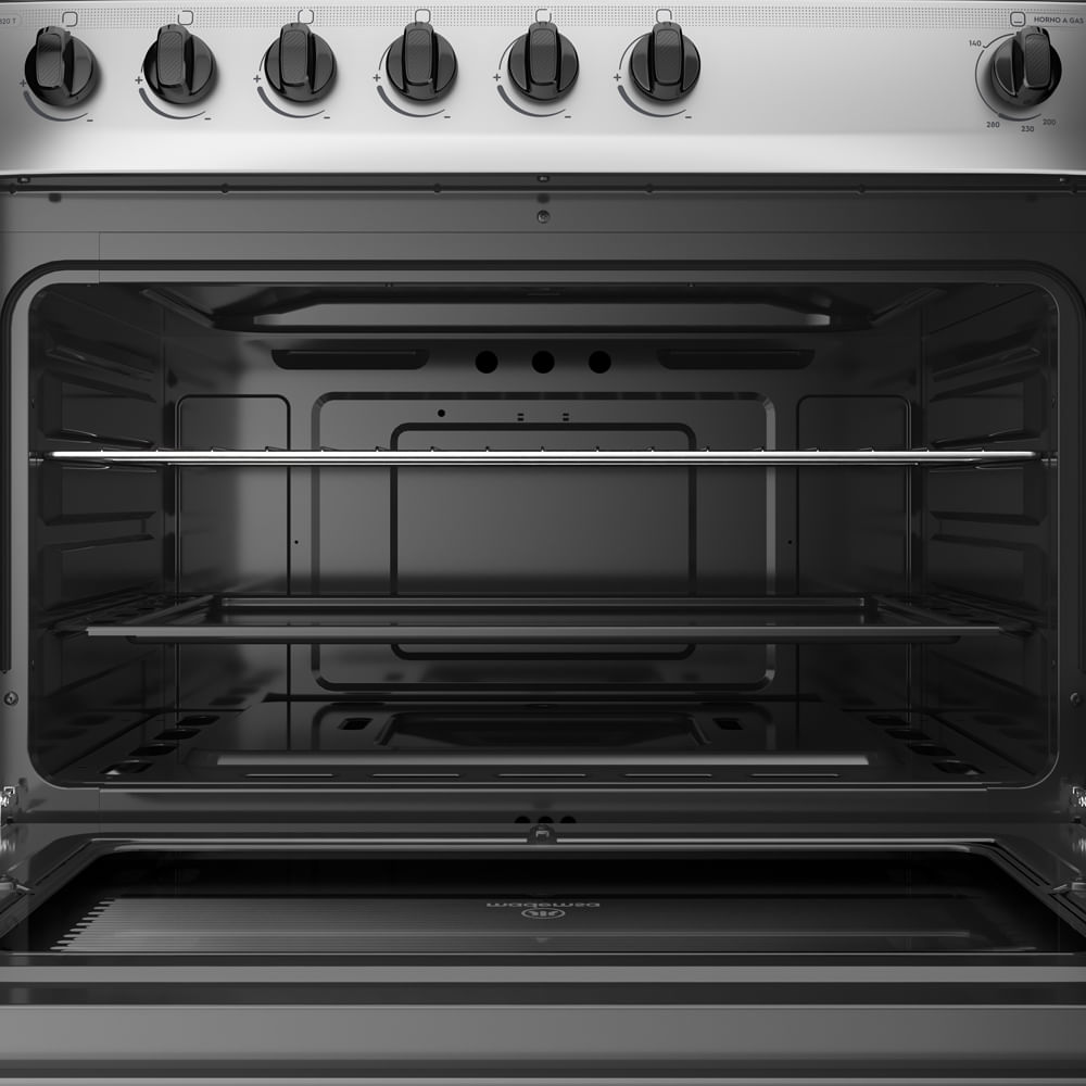 COCINA A GAS MADEMSA 6 PLATOS QUEMADORES LATERALES M 820 T - 7