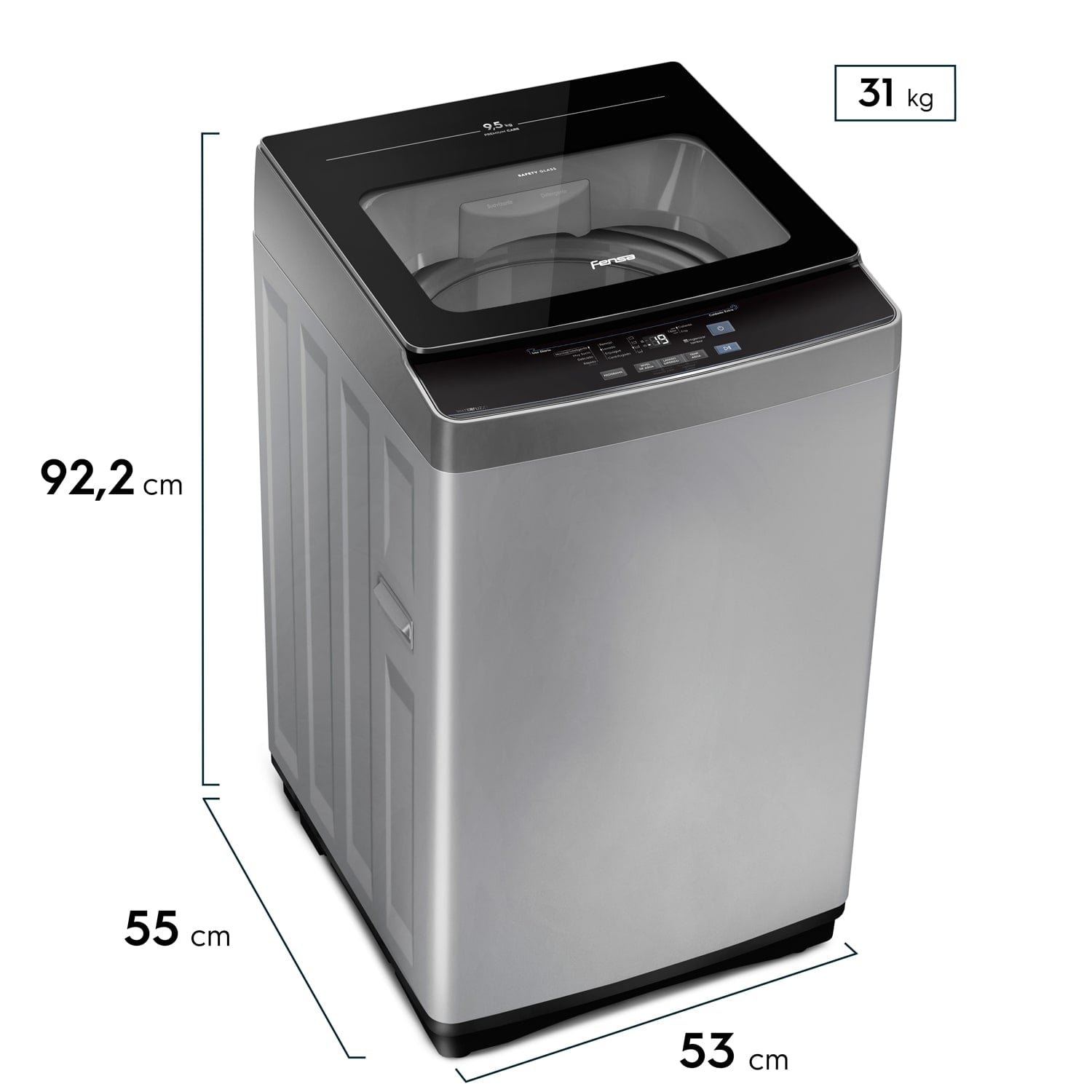 Lavadora Automática 9,5Kg Carga Superior Premium Care 9,5SZ - 2