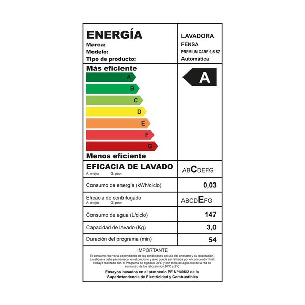 Lavadora Automática 9,5Kg Carga Superior Premium Care 9,5SZ - 8
