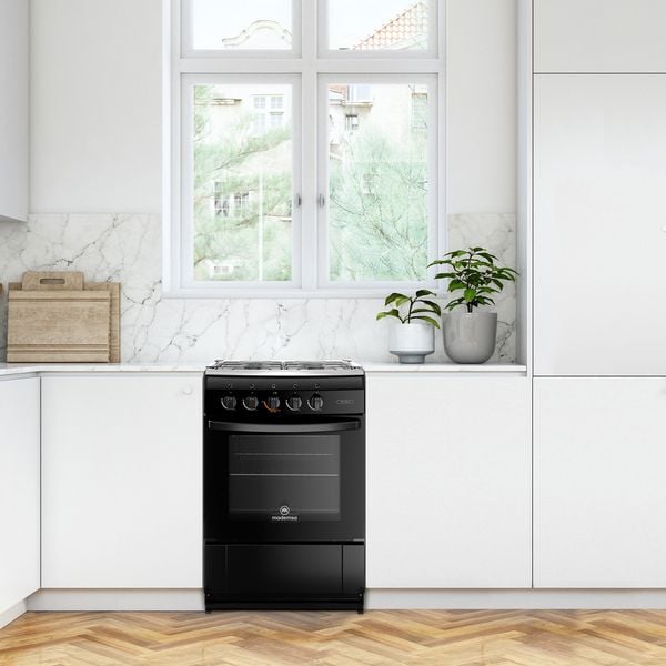 Cocina a Gas 4 Platos Mademsa Tapa Cubierta MV 210 T Negra - 3