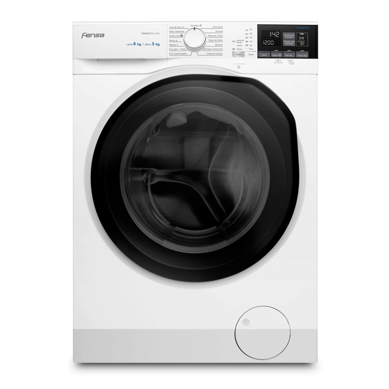 LAVADORA SECADORA FENSA 8KG VAPOUR CARE 8WD - 1