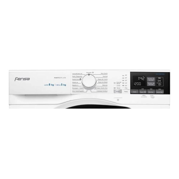 LAVADORA SECADORA FENSA 8KG VAPOUR CARE 8WD - 6