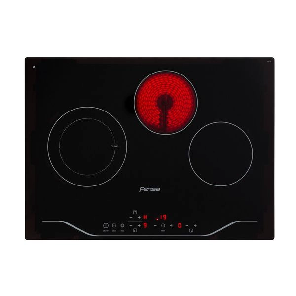 ENCIMERA VITROCERÁMICA ELÉCTRICA FENSA 3 PLATOS FEV 3T - 5