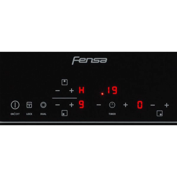 ENCIMERA VITROCERÁMICA ELÉCTRICA FENSA 3 PLATOS FEV 3T - 6