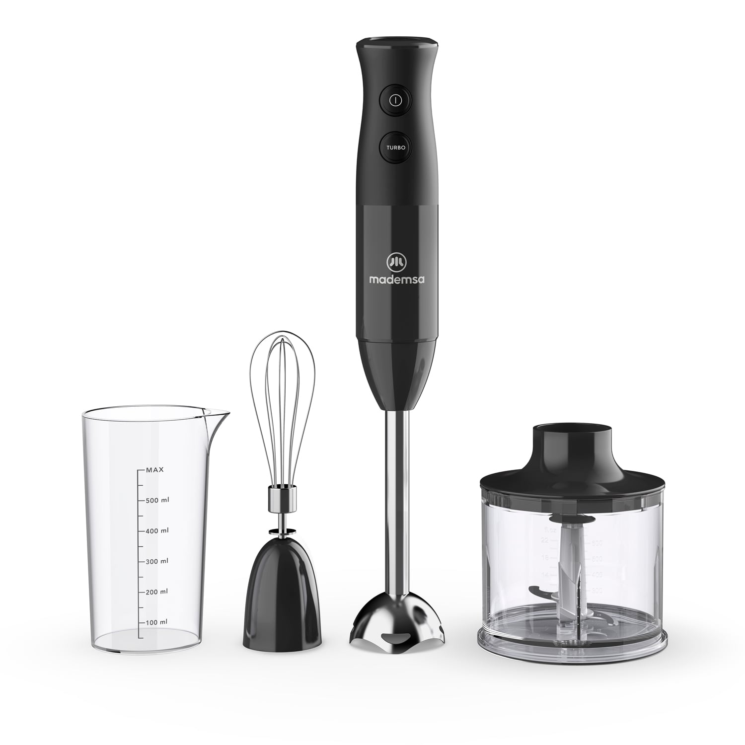 Minipimer 3 en 1 600 W Mademsa con 2 velocidades MIB20