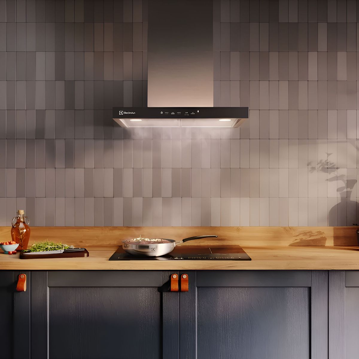 Campana Cocina Decorativa Electrolux Pared 90cm Timer CE9TF - 3