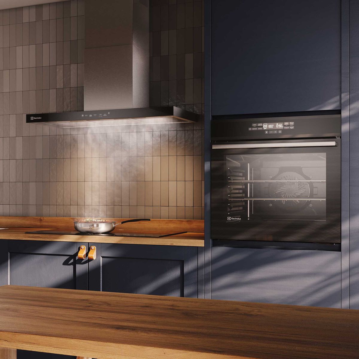 Campana Cocina Decorativa Electrolux Pared 90cm Timer CE9TF - 5
