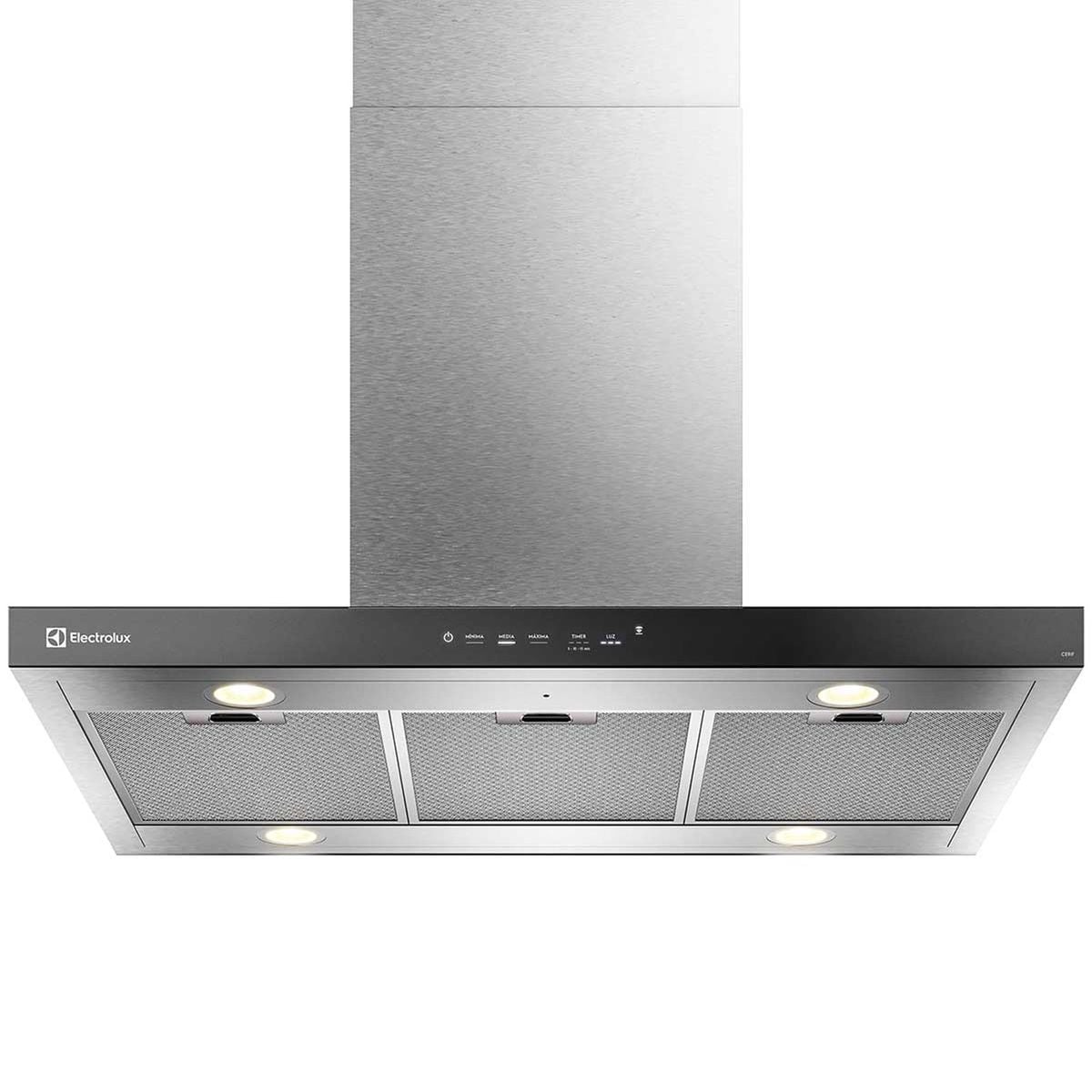 Campana Cocina Decorativa Electrolux Isla 90cm Timer CE9IF - 1