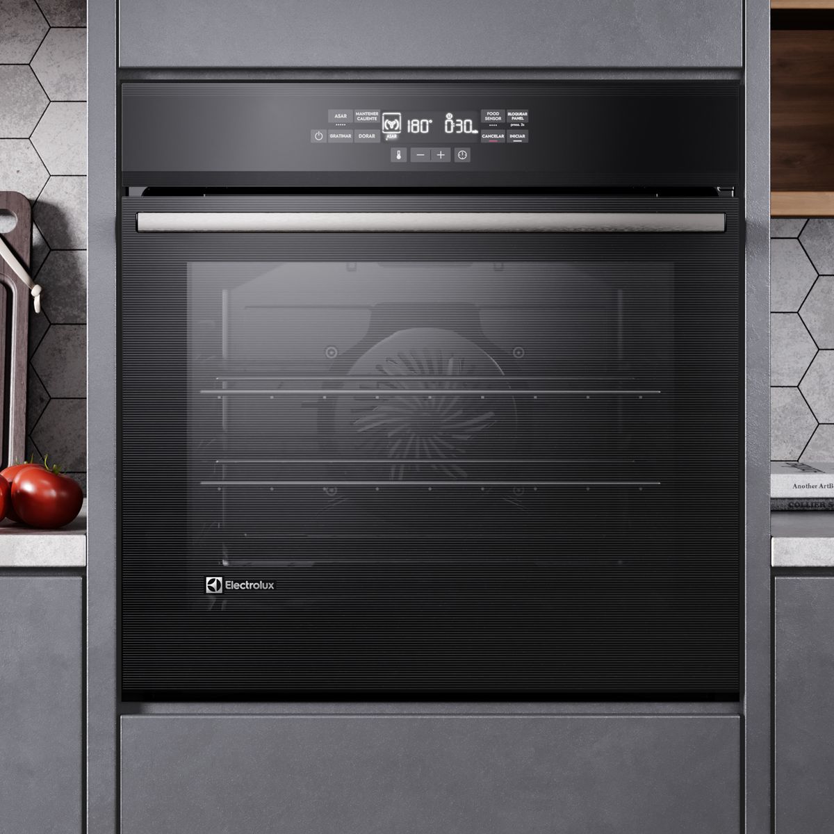 HORNO EMPOTRABLE ELECTROLUX OE8EF ELÉCTRICO 80 LITROS FOODSENSOR - 7