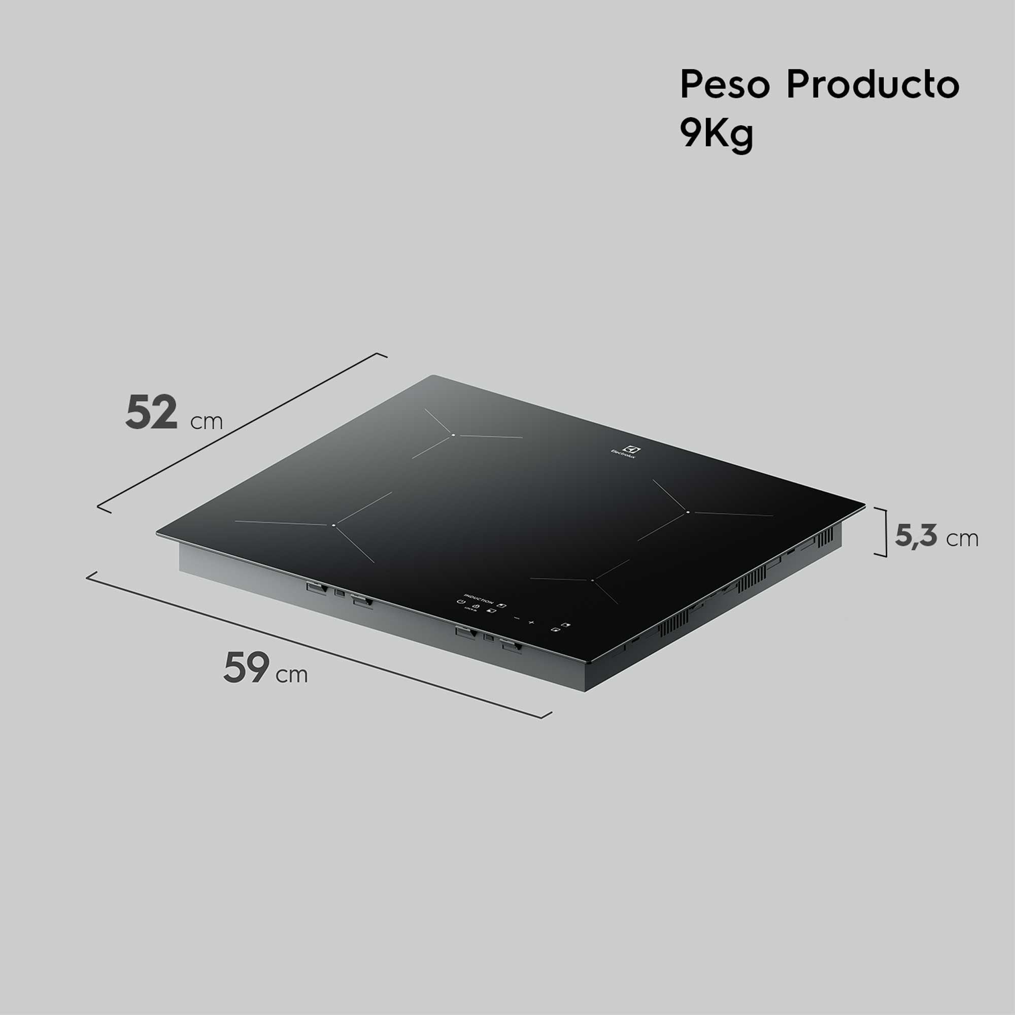 Encimera a Inducción 4 Platos Vitrocerámica IE6LP - 2