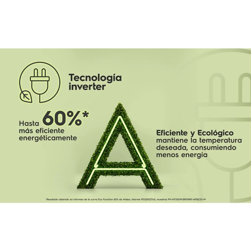 AIRE ACONDICIONADO EFFICIENT INVERTER 9000 BTU - ELECTROLUX - 9
