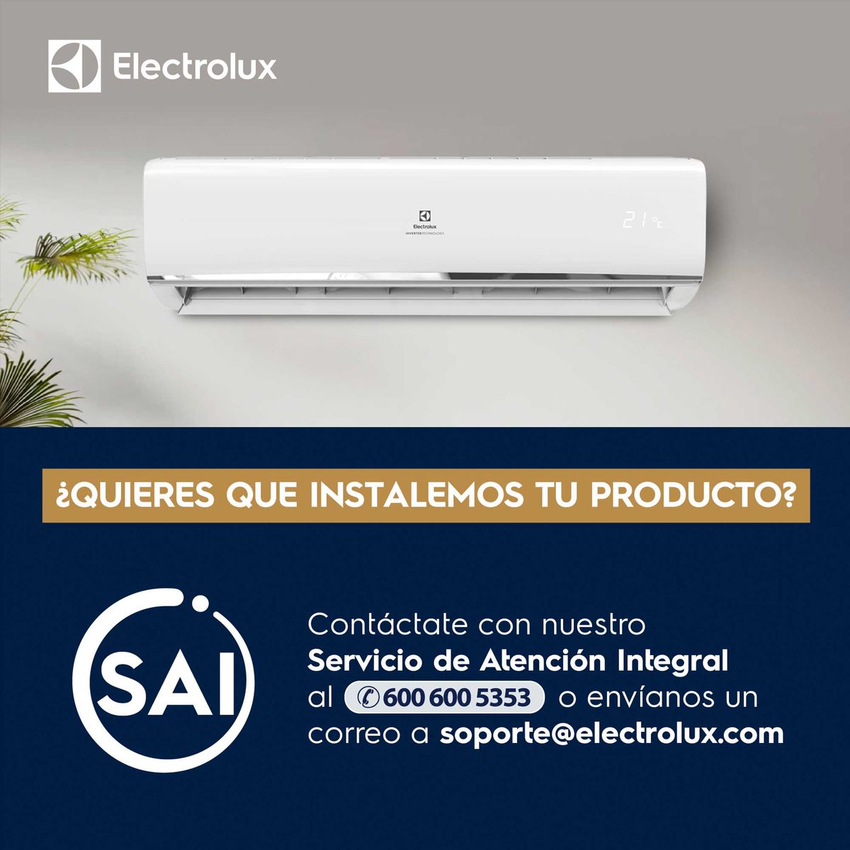 AIRE ACONDICIONADO EFFICIENT INVERTER 9000 BTU - ELECTROLUX - 11