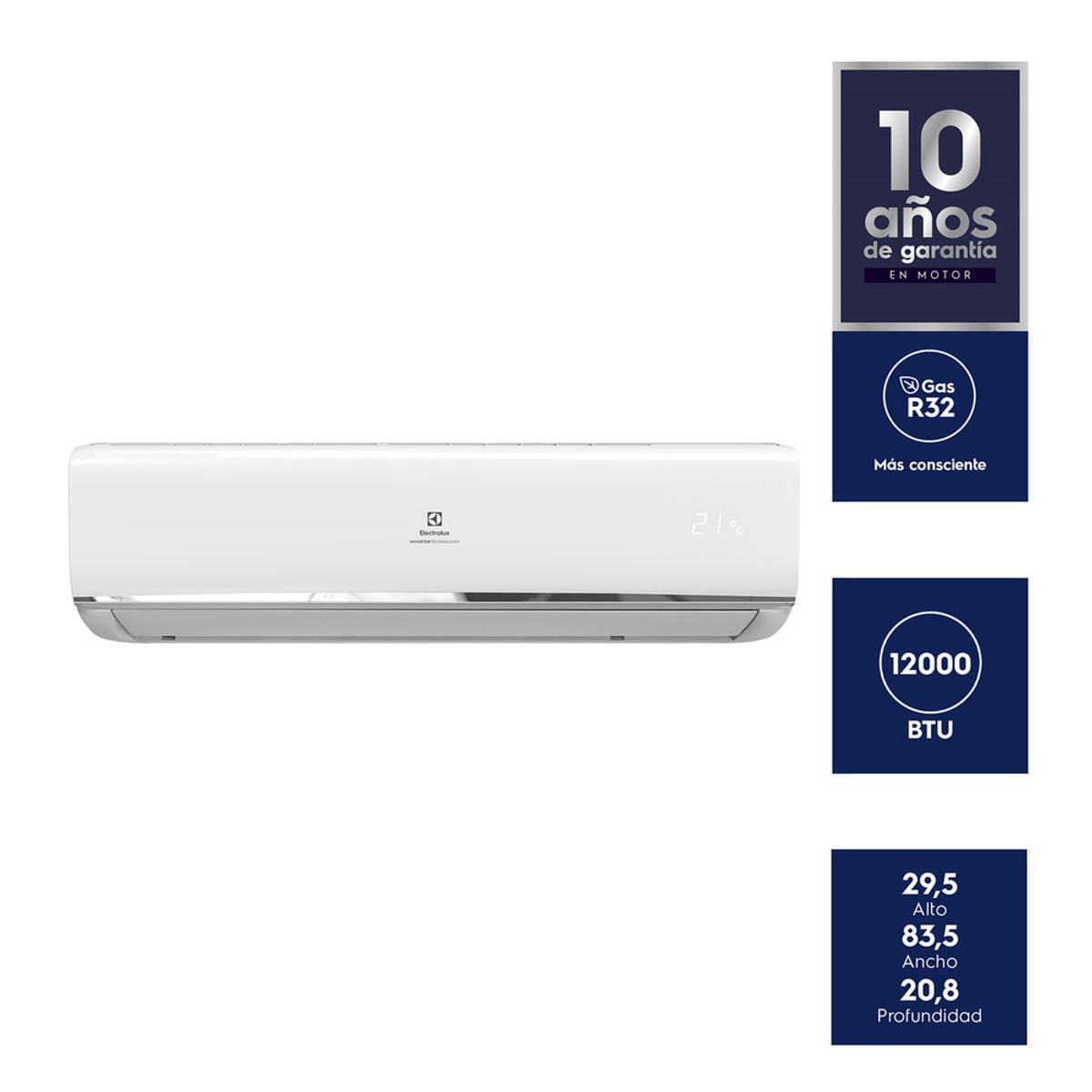 AIRE ACONDICIONADO EFFICIENT INVERTER 12000 BTU - 5