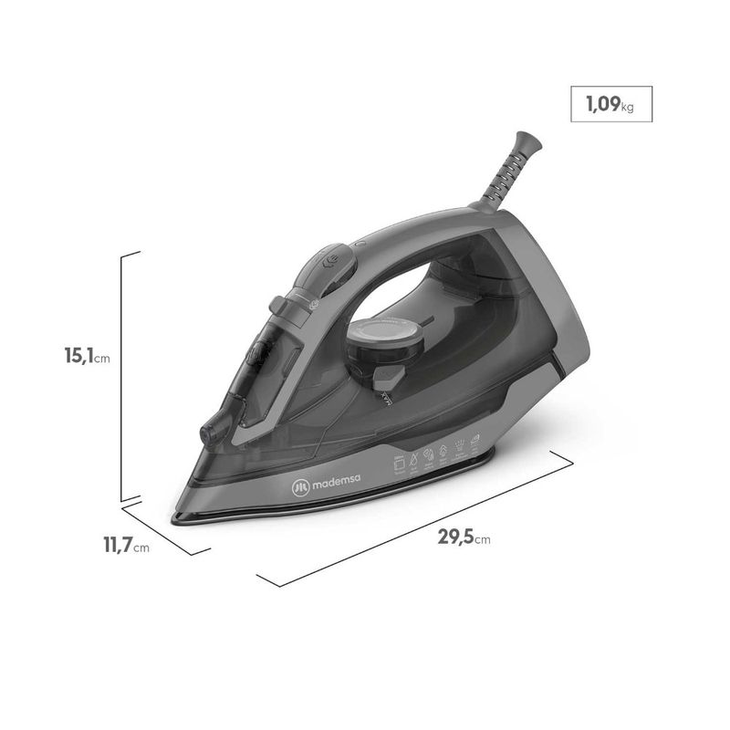 Plancha a Vapor Mademsa con Sistema Antisarro MIR30 - 2