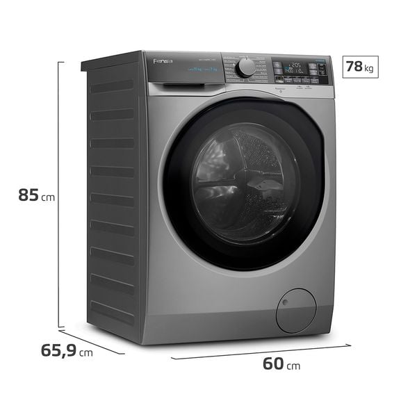 Lavadora Secadora Fensa 11/7 Kg Lavado Inteligente 11WD Gris - 4