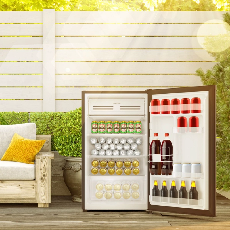 MINIBAR MADEMSA 90L BLACK INOX LOOK MMB 91 NEGRO - 5