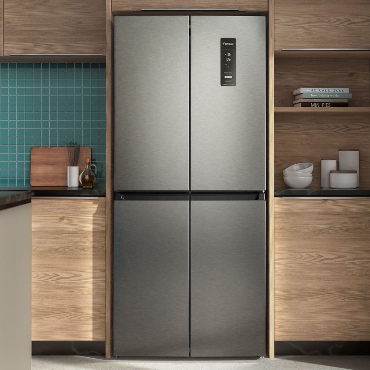 Refrigerador Fensa 401L No Frost 4 Puertas Inverter DQ79SU - 4