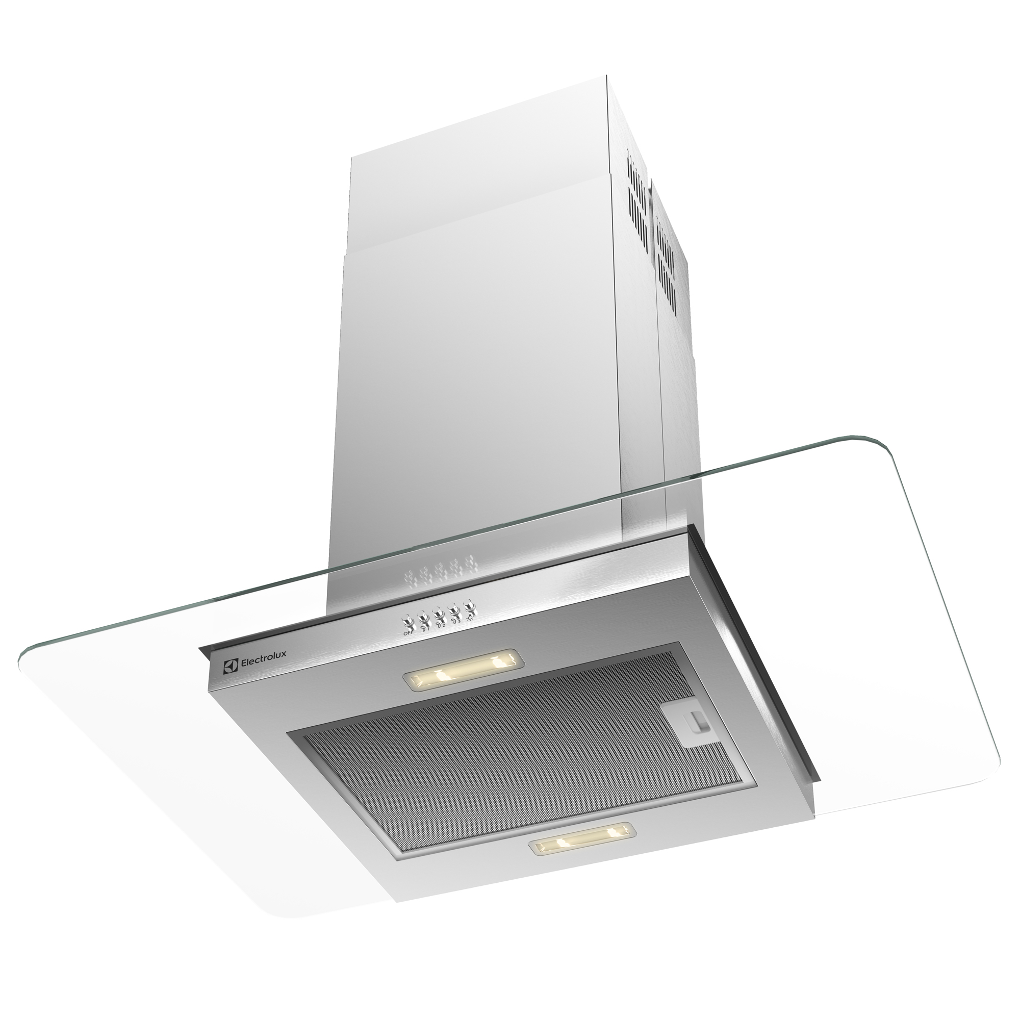 CAMPANA COCINA ISLA DECORATIVA 90CM LUZ LED CE9IX INOX - 7