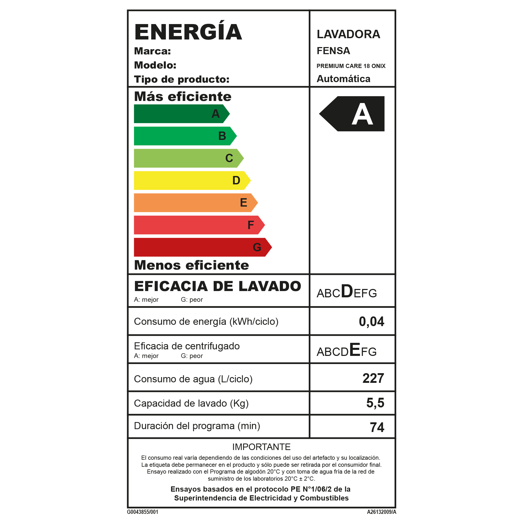 LAVADORA AUTOMATICA 18KG CARGA SUPERIOR PREMIUM CARE 18 ONIX - 5