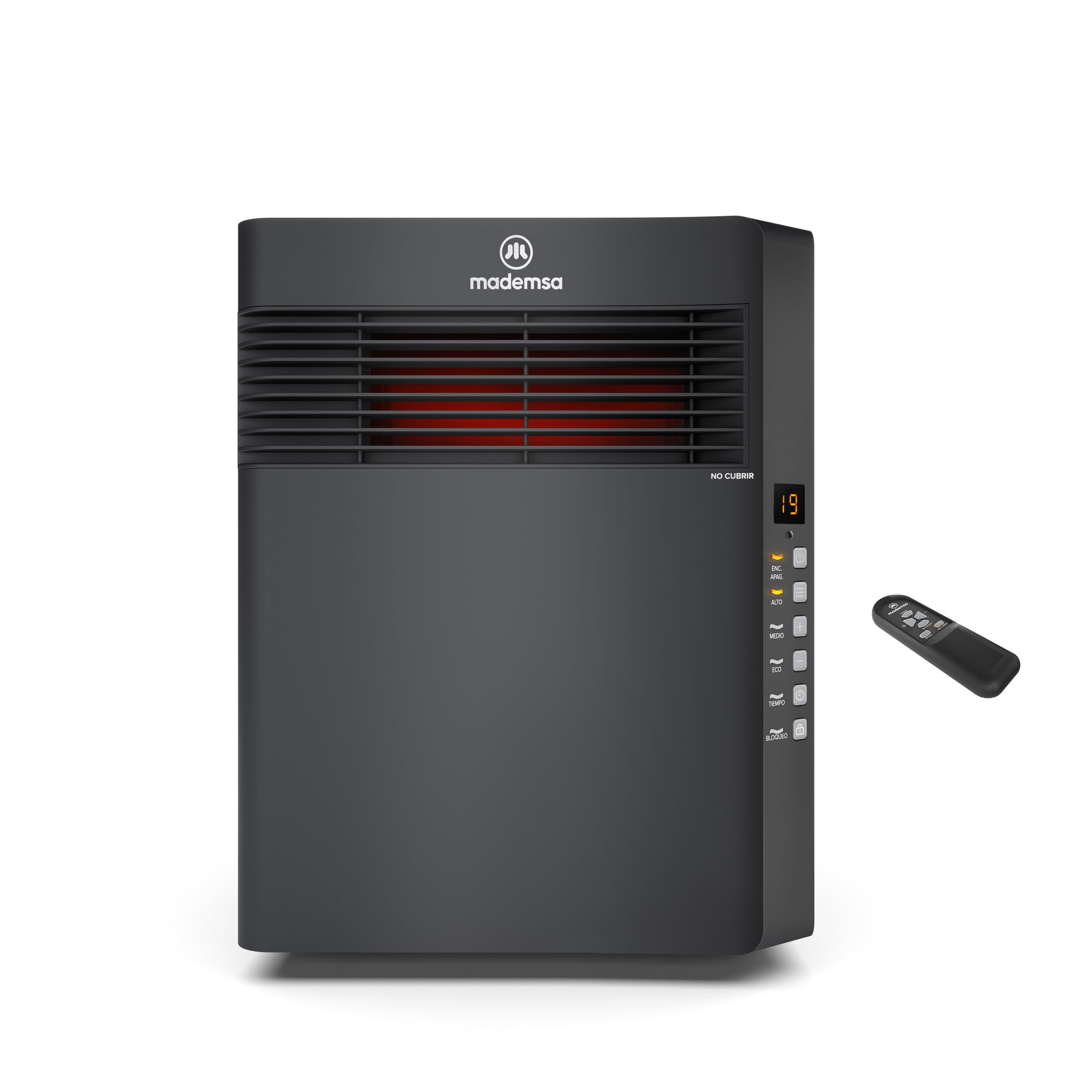 ESTUFA ELE CTRICA MADEMSA INFRARROJA 1500W DIGITAL ECO INF10 - 6