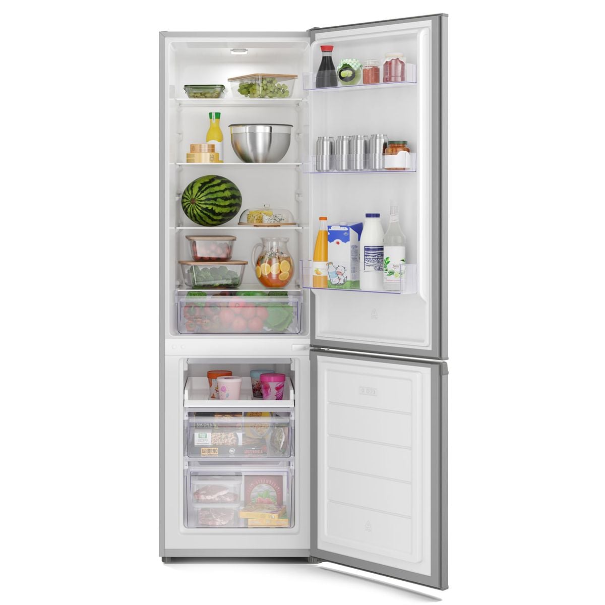 REFRIGERADOR 262L FRIO DIRECTO BOTTOM FREEZER MED270 SILVER - 7