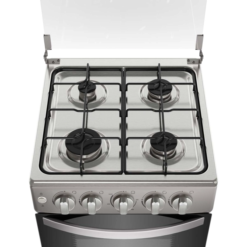 COCINA A GAS 4 PLATOS LIMPIAFACIL Y PARRILLAS ALAMBRON FM4ES - 7