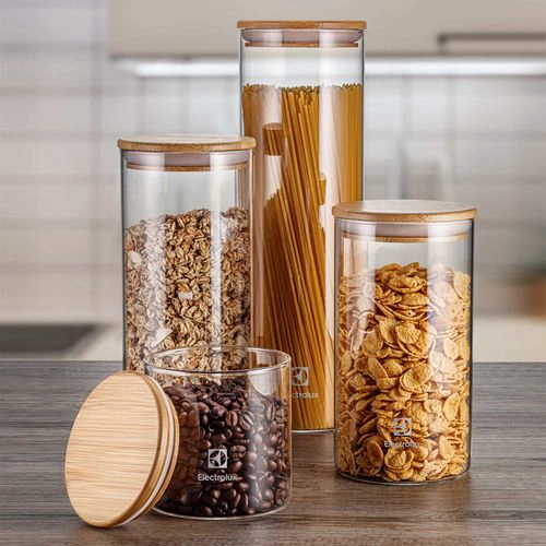 CONTENEDORES DE VIDRIO Y TAPA DE BAMBU ELECTROLUX - 5