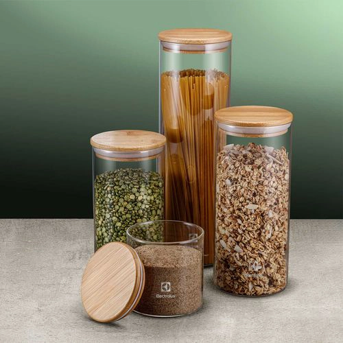 CONTENEDORES DE VIDRIO Y TAPA DE BAMBU ELECTROLUX - 6