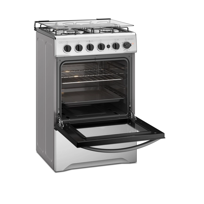 COCINA A GAS 4 PLATOS MADEMSA TRIPLE LLAMA Y GRILL M 795 T - 3