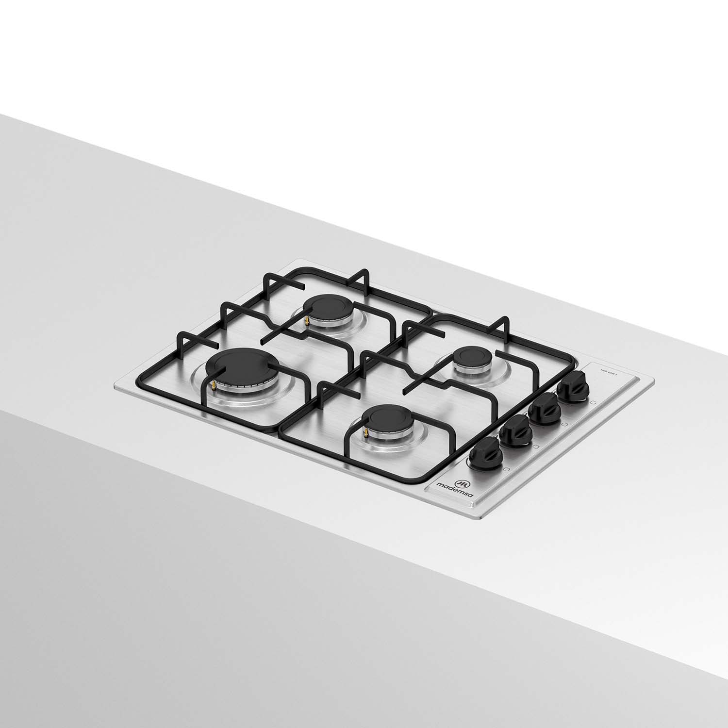 ENCIMERA A GAS 4 PLATOS ENCENDIDO ELE CTRICO MCE 435E T INOX - 6