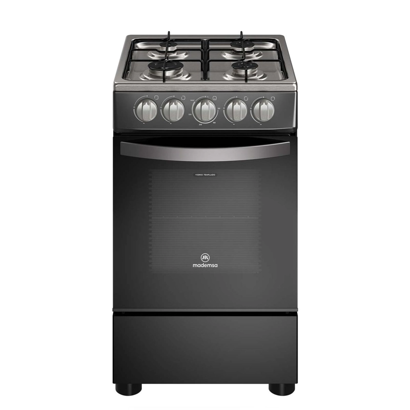 COCINA A GAS 4 PLATOS LIMPIAFACIL Y PARRILLAS ALAMBRON FM4IP - 1
