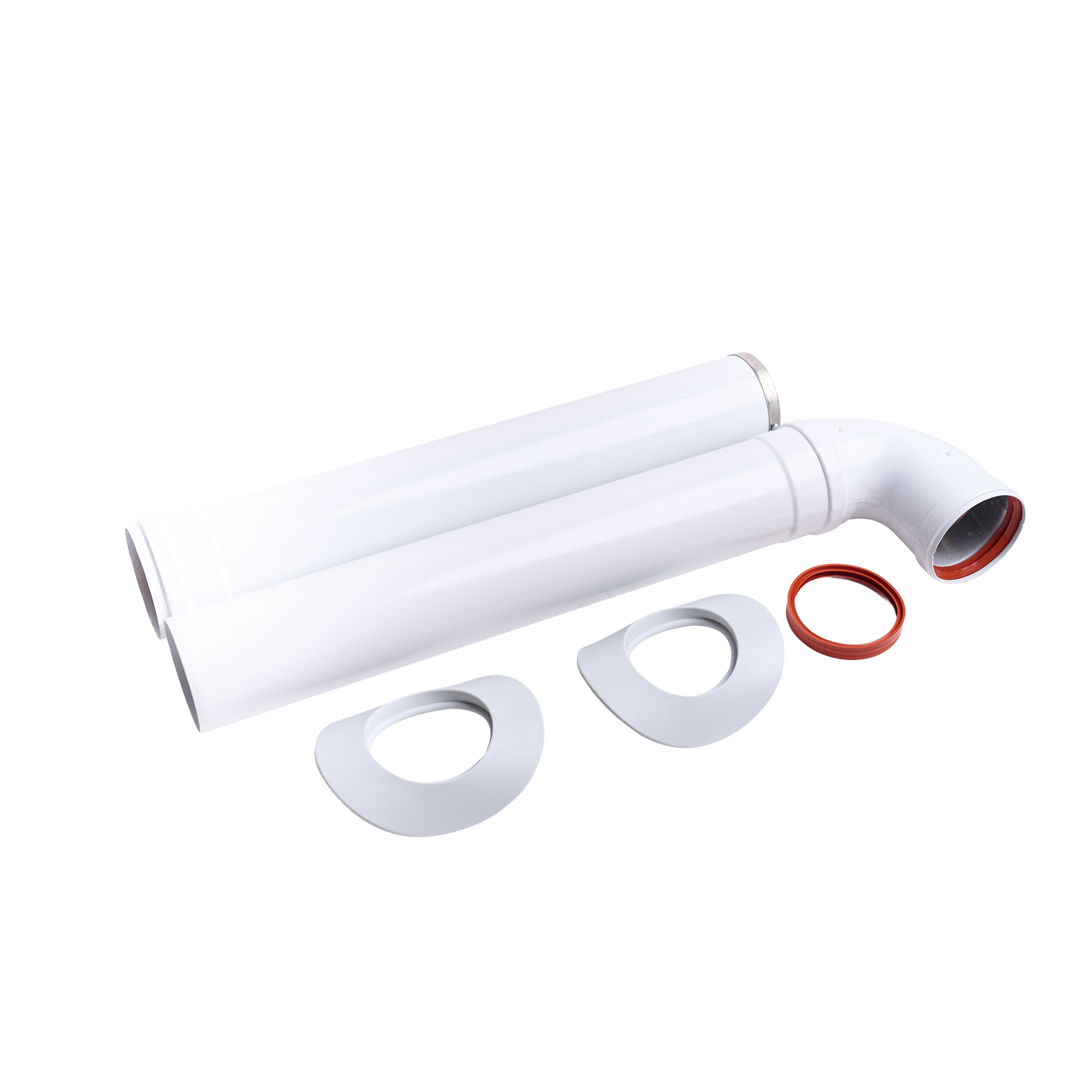 KIT DUCTOS EVACUACION CALEFONT UNIVERSAL TIRO FORZADO 13 LT 80 MM - 3