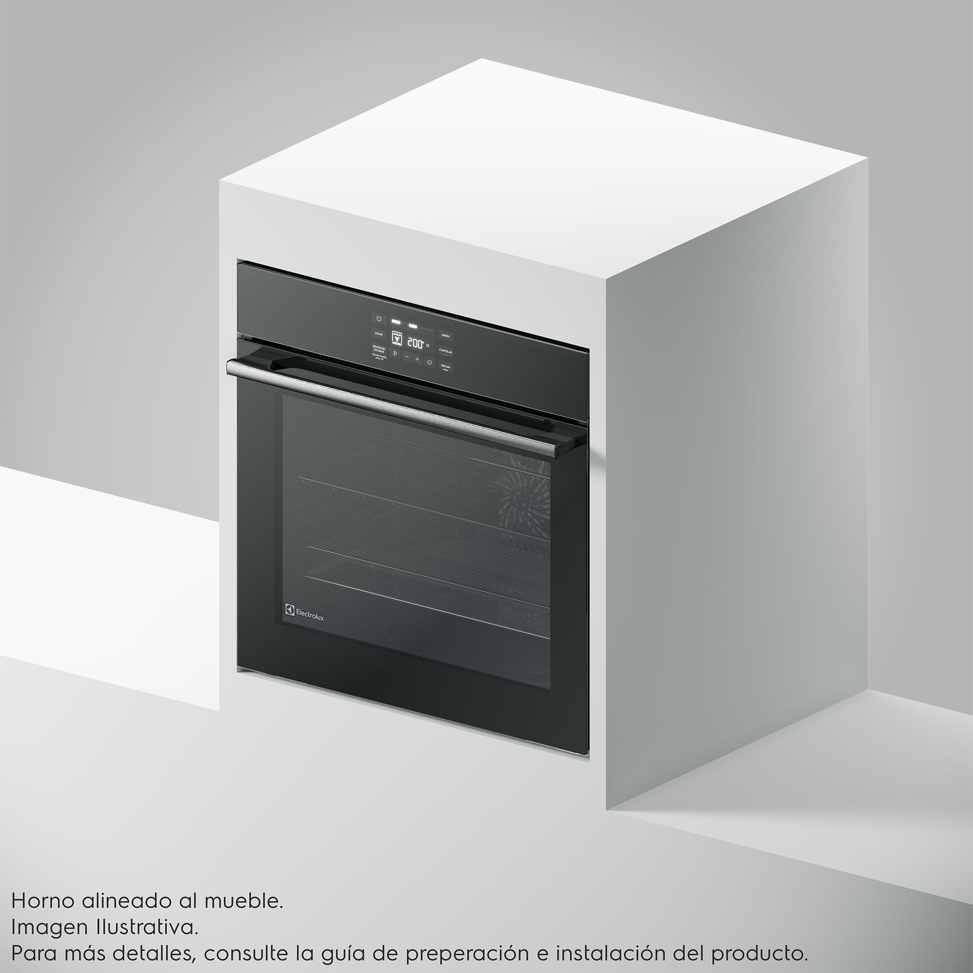 HORNO EMPOTRABLE ELE CTRICO ELECTROLUX 80L AIR FRYER, PERFECTCOOK360 Y PANEL TOUCH OE8EA - 11