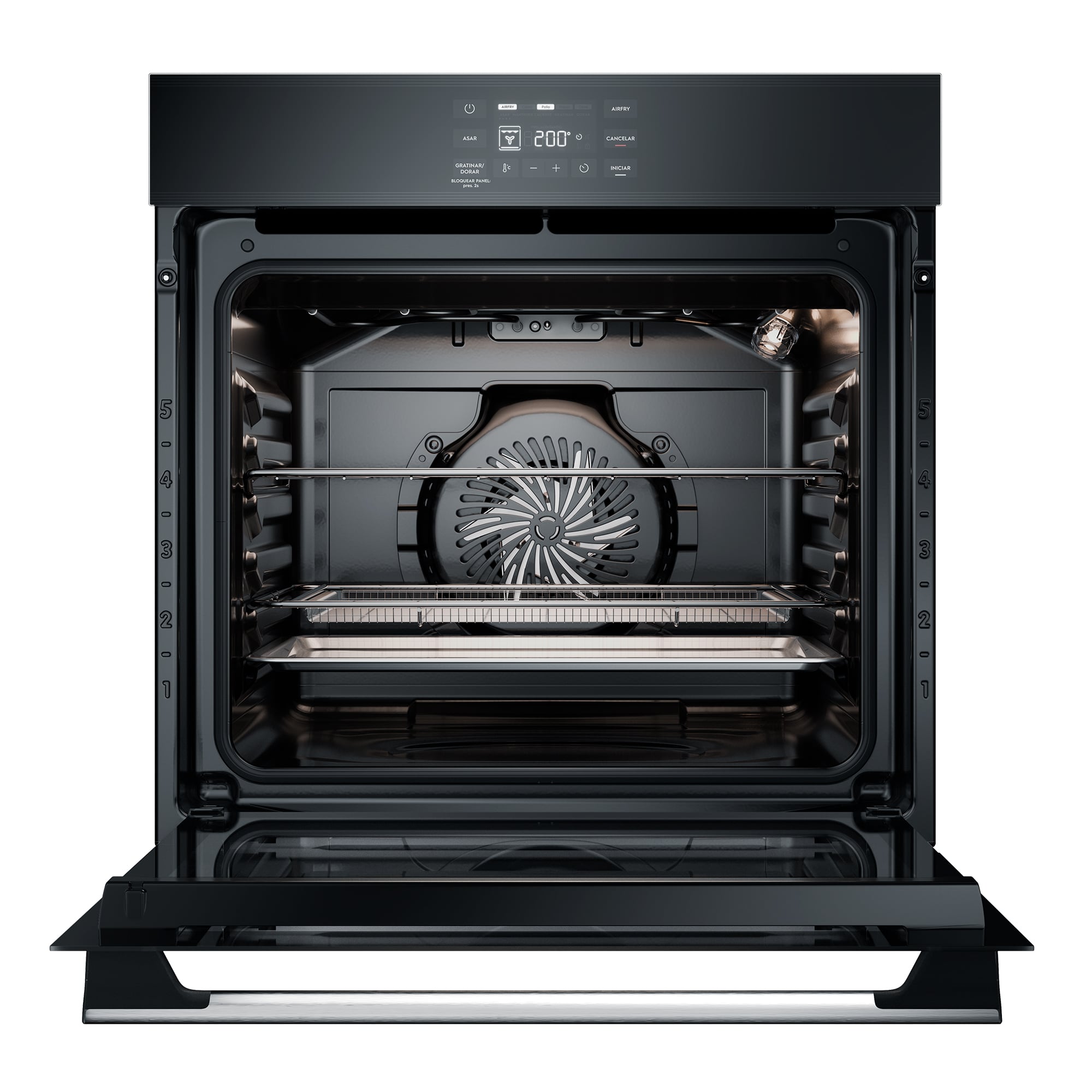 HORNO EMPOTRABLE ELE CTRICO ELECTROLUX 80L AIR FRYER, PERFECTCOOK360 Y PANEL TOUCH OE8EA - 12