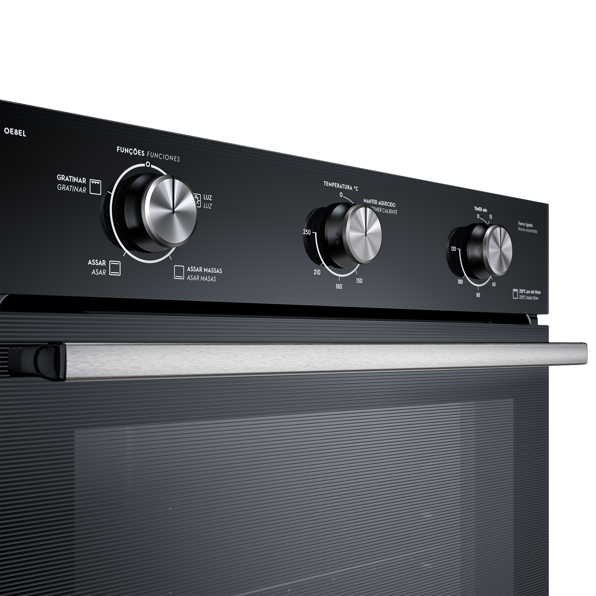 HORNO EMPOTRABLE ELECTRICO ELECTROLUX 80L EFFICIENT CON PERFECTCOOK OE8EL - 9
