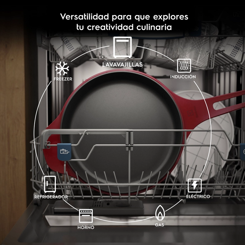 SARTE N DE HIERRO FUNDIDO ESMALTADO ELECTROLUX EXPERT 26 CM  - 10