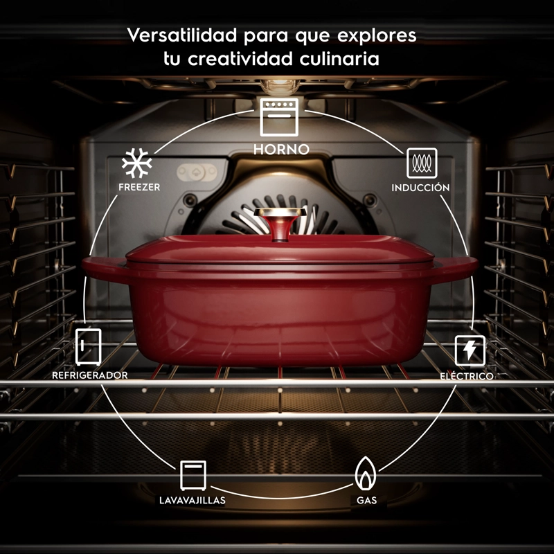 OLLA OVALADA DE HIERRO FUNDIDO ESMALTADO ELECTROLUX EXPERT 27 CM  - 7