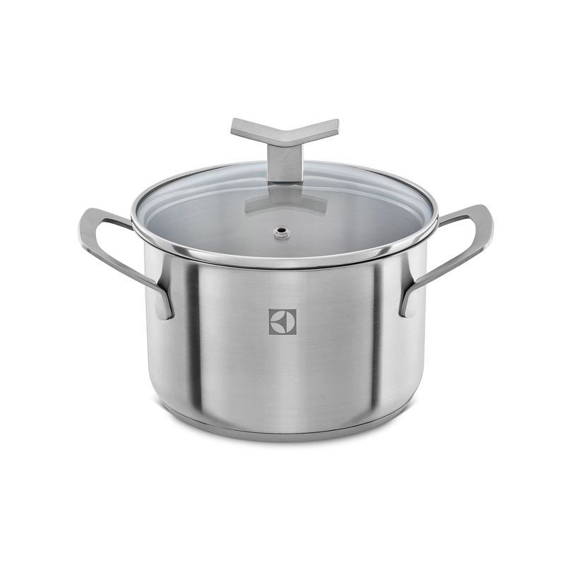 JUEGO BATERIA OLLAS ACERO INOXIDABLE ELECTROLUX 5 UN - 10
