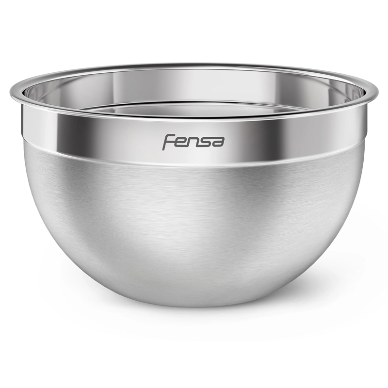 SET BOWLS ACERO INOXIDABLE MULTIUSO FENSA TAPA PLASTICO 3 UN - 8