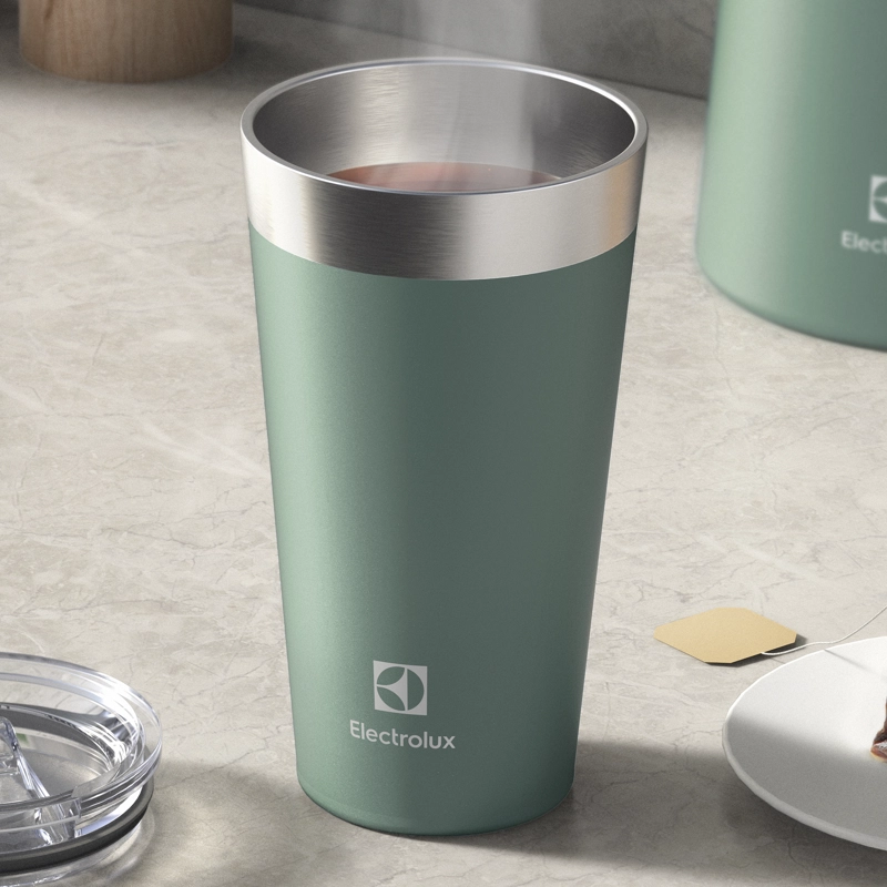 VASO TE RMICO MUG ELECTROLUX 560 ML CON TAPA SENSE VERDE - 7